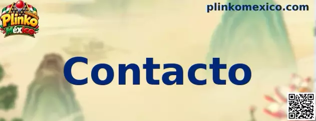 Página de contacto de Plinko México