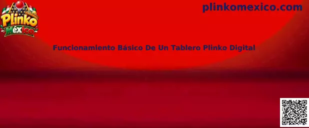 Funcionamiento básico de un tablero Plinko digital