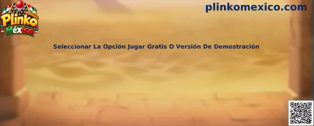 Guía visual para seleccionar jugar gratis o versión de demostración en Plinko México